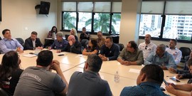 Reunião com Deputados e representantes da Segurança Pública